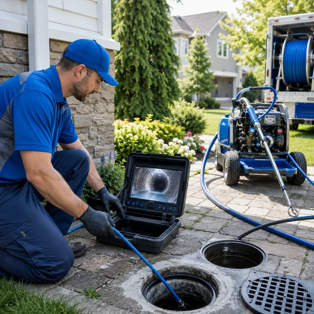 Outdoor drain cleaning professionals serving Herscher, IL
